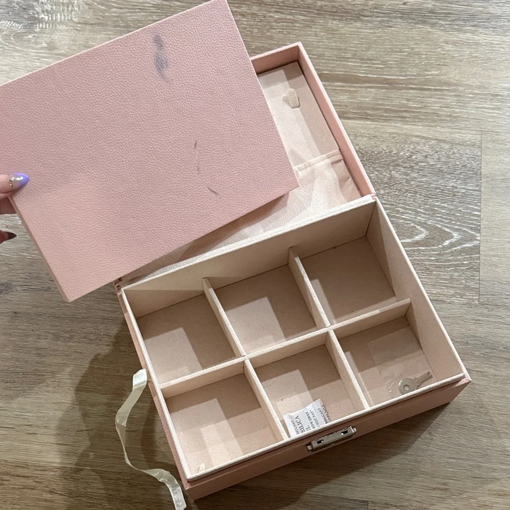 Pink Jewelry Organizer Box